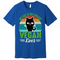 My Cat Is The Coolest Vegan Ever Gift Premium T-Shirt