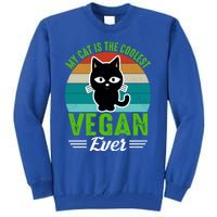 My Cat Is The Coolest Vegan Ever Gift Tall Sweatshirt