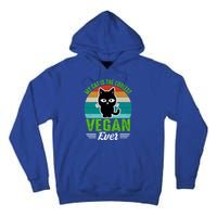 My Cat Is The Coolest Vegan Ever Gift Tall Hoodie