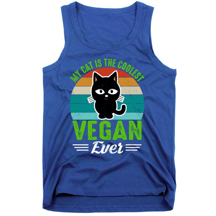 My Cat Is The Coolest Vegan Ever Gift Tank Top