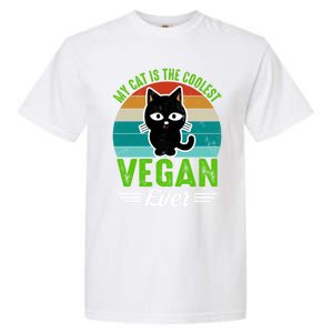 My Cat Is The Coolest Vegan Ever Gift Garment-Dyed Heavyweight T-Shirt