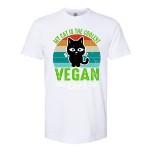 My Cat Is The Coolest Vegan Ever Gift Softstyle CVC T-Shirt