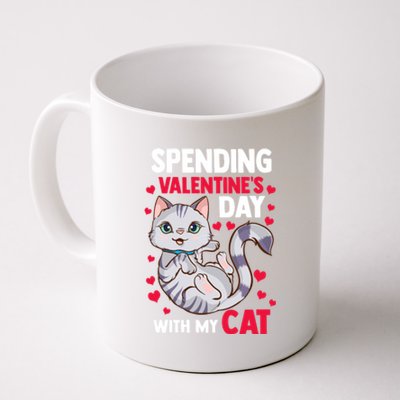 My Cat Is My Valentine's Funny Cat Lover Cool Gift Coffee Mug