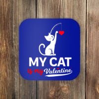 My Cat Is My ValentineS Greetings My Cat Is My Valentine Gift Coaster