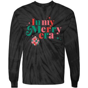 Merry Christmas In My Merry Era Xmas Holiday  Tie-Dye Long Sleeve Shirt