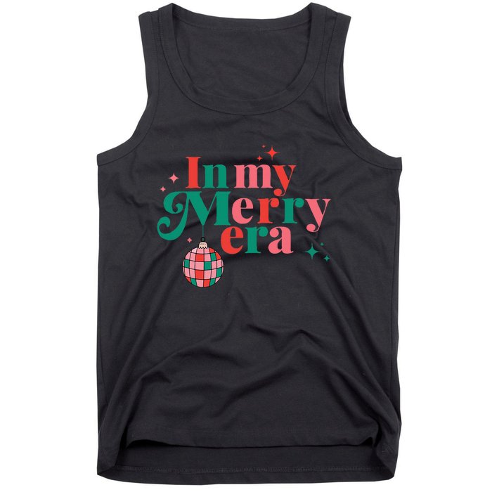 Merry Christmas In My Merry Era Xmas Holiday  Tank Top