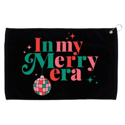 Merry Christmas In My Merry Era Xmas Holiday  Grommeted Golf Towel