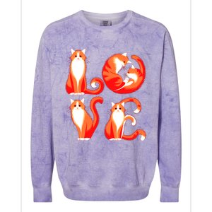 My Cat Is My ValentineS Greetings My Cat Is My Valentine Cute Gift Colorblast Crewneck Sweatshirt