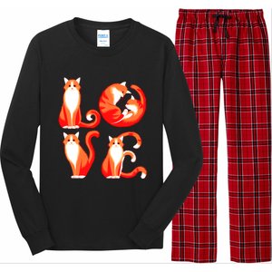 My Cat Is My ValentineS Greetings My Cat Is My Valentine Cute Gift Long Sleeve Pajama Set