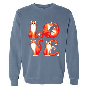 My Cat Is My ValentineS Greetings My Cat Is My Valentine Cute Gift Garment-Dyed Sweatshirt