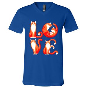 My Cat Is My ValentineS Greetings My Cat Is My Valentine Cute Gift V-Neck T-Shirt