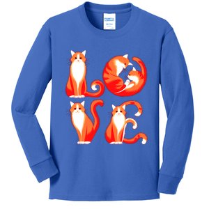 My Cat Is My ValentineS Greetings My Cat Is My Valentine Cute Gift Kids Long Sleeve Shirt