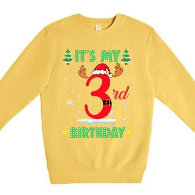 Merry Christmas ItS My 13rd Birthday Xmas Women Premium Crewneck Sweatshirt