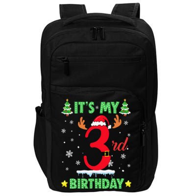 Merry Christmas ItS My 13rd Birthday Xmas Women Impact Tech Backpack