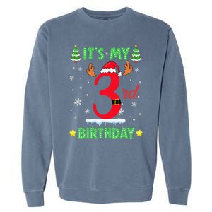 Merry Christmas ItS My 13rd Birthday Xmas Women Garment-Dyed Sweatshirt