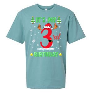 Merry Christmas ItS My 13rd Birthday Xmas Women Sueded Cloud Jersey T-Shirt