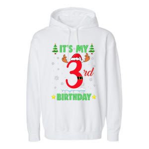 Merry Christmas ItS My 13rd Birthday Xmas Women Garment-Dyed Fleece Hoodie