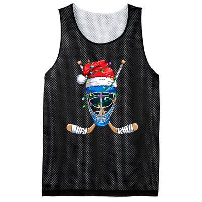 Merry Christmas Ice Hockey Dabbing Santa Claus Hockey Playe Mesh Reversible Basketball Jersey Tank