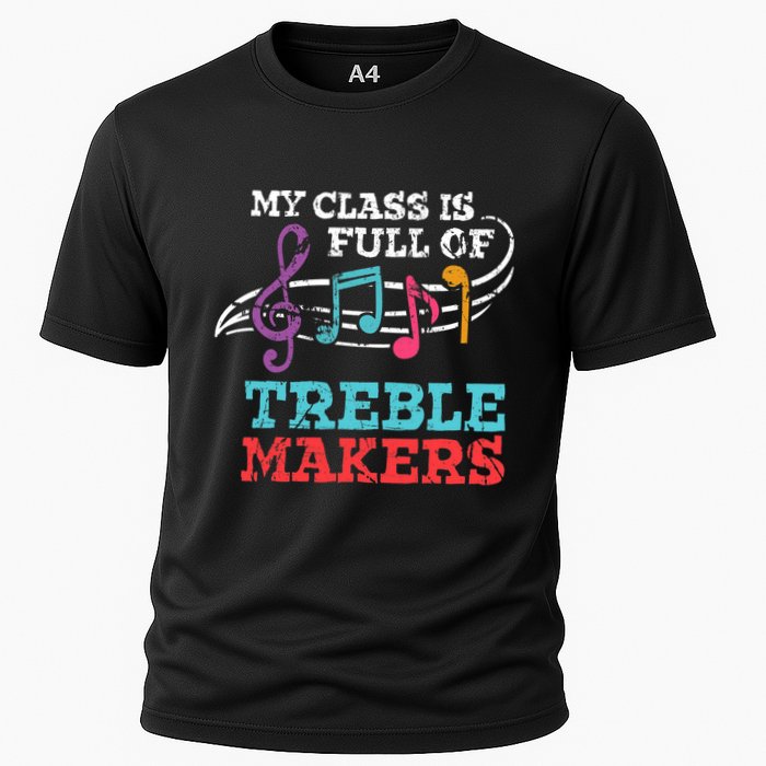 My class is full of treble makers /Back2School Music teacher Cooling Performance Crew T-Shirt