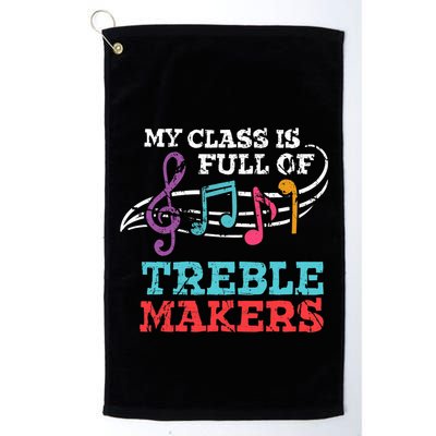 My class is full of treble makers /Back2School Music teacher Golf Towel
