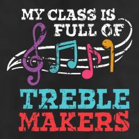 My class is full of treble makers /Back2School Music teacher Golf Towel