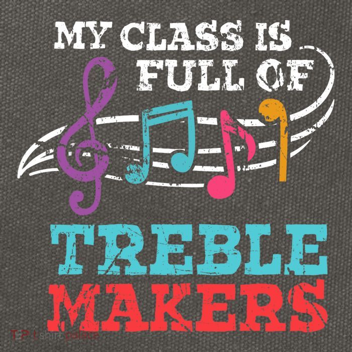 My class is full of treble makers /Back2School Music teacher Cotton Canvas Backpack