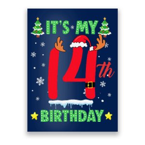 Merry Christmas ItS My 14th Birthday Xmas Women Poster