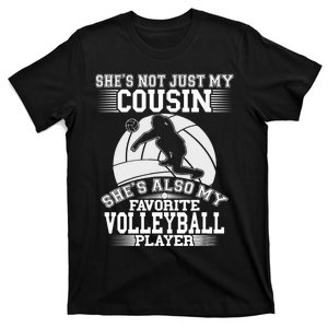 My Cousin Is My Favorite Volleyball Player Sport Family T-Shirt