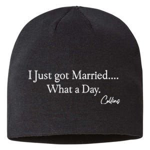 Mafs Collins I Just Got Married What A Day Sustainable Beanie