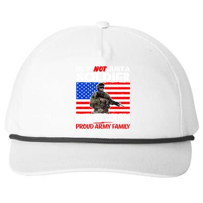 My Cousin Is A Soldier Proud Army Family Military Relative Gift Snapback Five-Panel Rope Hat