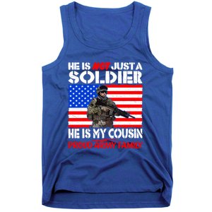 My Cousin Is A Soldier Proud Army Family Military Relative Gift Tank Top