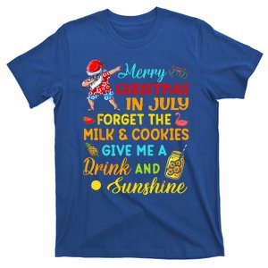 Merry Christmas In July Santa Beach Party Summer Vacation T-Shirt