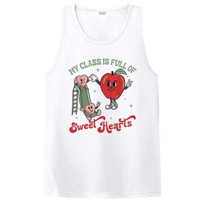 My Class Is Full Of Sweet Hearts Teacher Valentines Teacher PosiCharge Competitor Tank