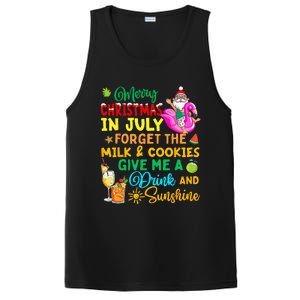 Merry Christmas In July Santa Beach Party Summer Vacation PosiCharge Competitor Tank