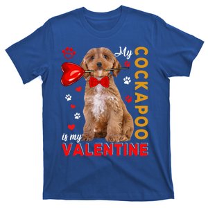 My Cockapoo Is My Valentine Cute Dog Holding Heart Lover Gift T-Shirt