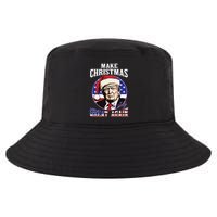 Make Christmas In July Great Again Trump 4th Of July Us Flag Cool Comfort Performance Bucket Hat