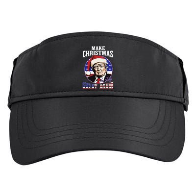 Make Christmas In July Great Again Trump 4th Of July Us Flag Adult Drive Performance Visor