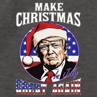 Make Christmas In July Great Again Trump 4th Of July Us Flag Vector Backpack