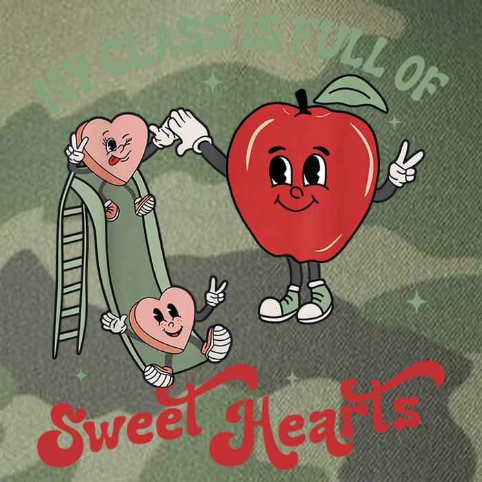 My Class Is Full Of Sweer Heart Apply 100 Days Of School Matching Group Lover Legacy Tie Dye Trucker Hat