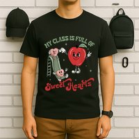 My Class Is Full Of Sweer Heart Apply 100 Days Of School Matching Group Lover T-Shirt