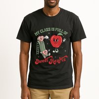 My Class Is Full Of Sweer Heart Apply 100 Days Of School Matching Group Lover Tall T-Shirt