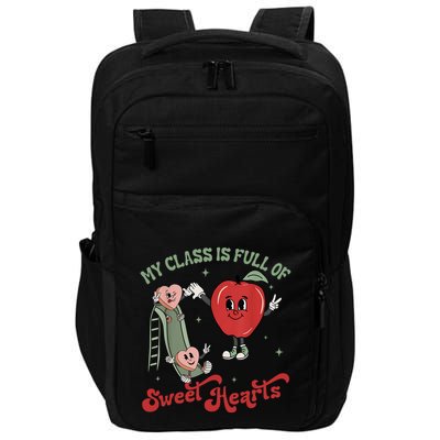 My Class Is Full Of Sweer Heart Apply 100 Days Of School Matching Group Lover Impact Tech Backpack