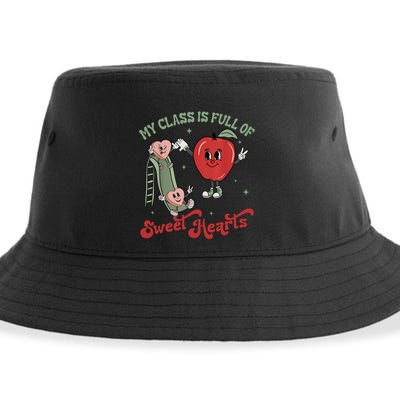 My Class Is Full Of Sweer Heart Apply 100 Days Of School Matching Group Lover Sustainable Bucket Hat