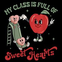 My Class Is Full Of Sweer Heart Apply 100 Days Of School Matching Group Lover Sustainable Bucket Hat