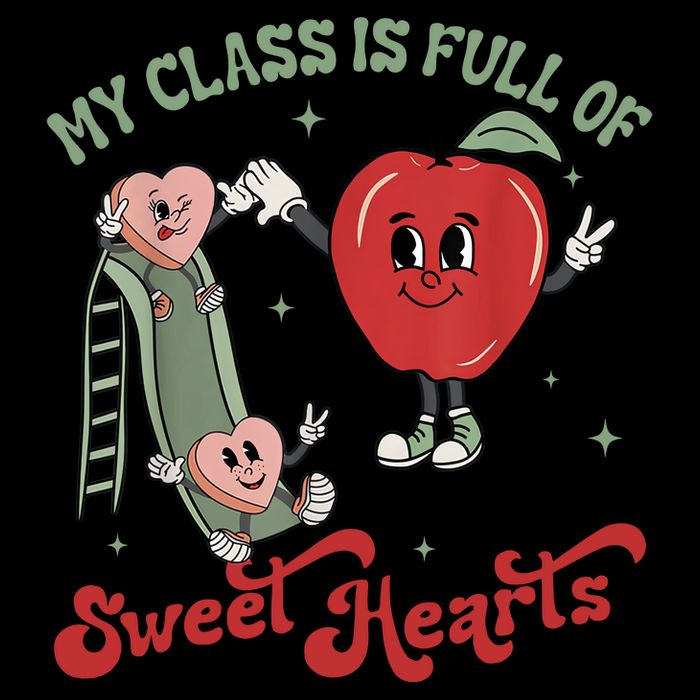 My Class Is Full Of Sweer Heart Apply 100 Days Of School Matching Group Lover Sustainable Bucket Hat