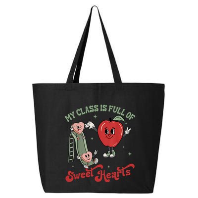 My Class Is Full Of Sweer Heart Apply 100 Days Of School Matching Group Lover 25L Jumbo Tote