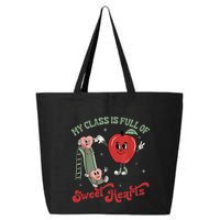 My Class Is Full Of Sweer Heart Apply 100 Days Of School Matching Group Lover 25L Jumbo Tote