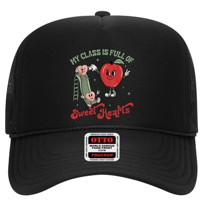My Class Is Full Of Sweer Heart Apply 100 Days Of School Matching Group Lover Trucker Hat