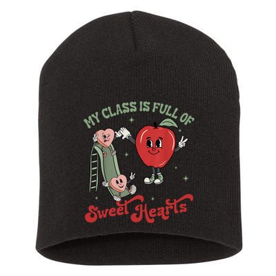 My Class Is Full Of Sweer Heart Apply 100 Days Of School Matching Group Lover Short Acrylic Beanie