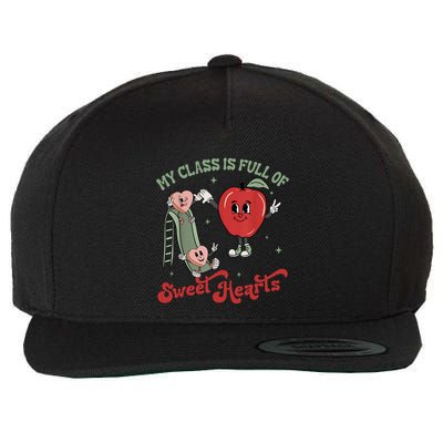 My Class Is Full Of Sweer Heart Apply 100 Days Of School Matching Group Lover Wool Snapback Cap